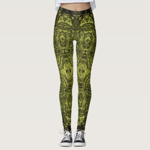 Art Nouveau: kleurrijk Ornament. Leggings