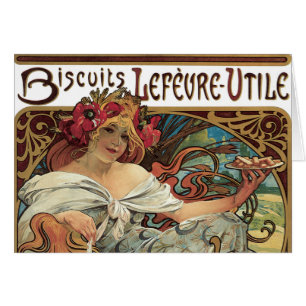 art nouveau, koekjes van Alphonse Mucha
