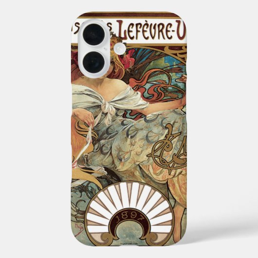 art nouveau, koekjes van Alphonse Mucha Case-Mate iPhone Case (Achterkant)