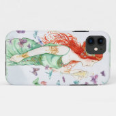  Art Nouveau Lady Champagne Party Time Case-Mate iPhone Case (Achterkant (horizontaal))