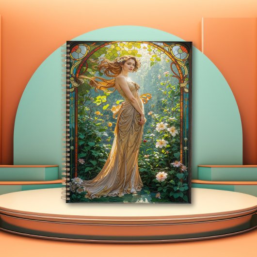 Art Nouveau Lady of the Lilies