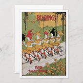  Art Nouveau, lagers Tandem Fiets (Voorkant / Achterkant)