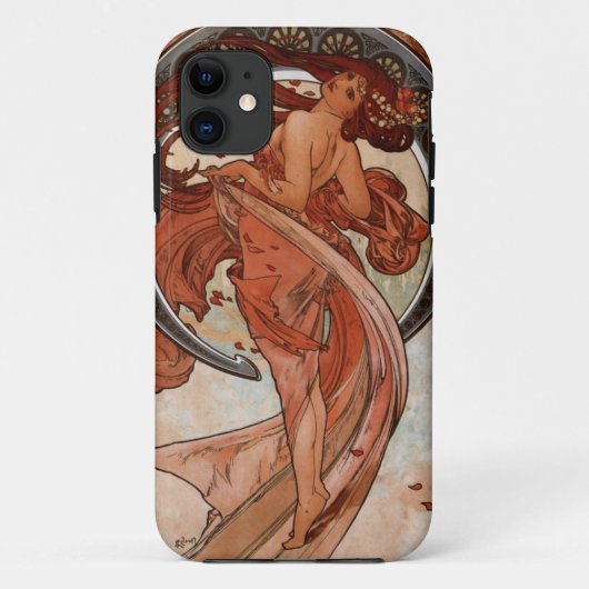 Art Nouveau le coque iphone de danse (Dos)