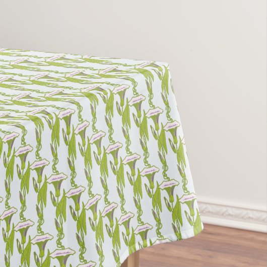 Art Nouveau light Ipomoea bloembehangselpapier Tafelkleed (Voorbeeld)