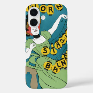  Art Nouveau, Livorno Senorita Dancing iPhone 16 Hoesje