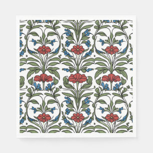 Art Nouveau Lotus Servet