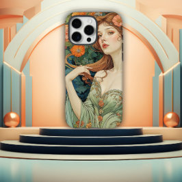 Art Nouveau luxe iPhone-accessoire iPhone 16 Pro Max Hoesje