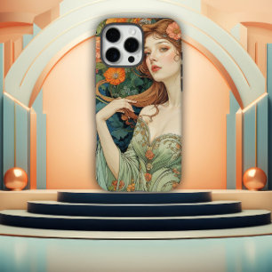 	Art Nouveau luxe iPhone-accessoire iPhone 16 Pro Max Hoesje