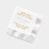 Art Nouveau Luxueuze bruiloft en elk evenement Folie Servetten (Links)