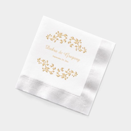 Art Nouveau Luxueuze bruiloft en elk evenement Folie Servetten (Links)