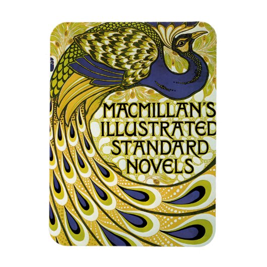 Art Nouveau, Macmillan's Peacock Feather Magneet (Verticaal)