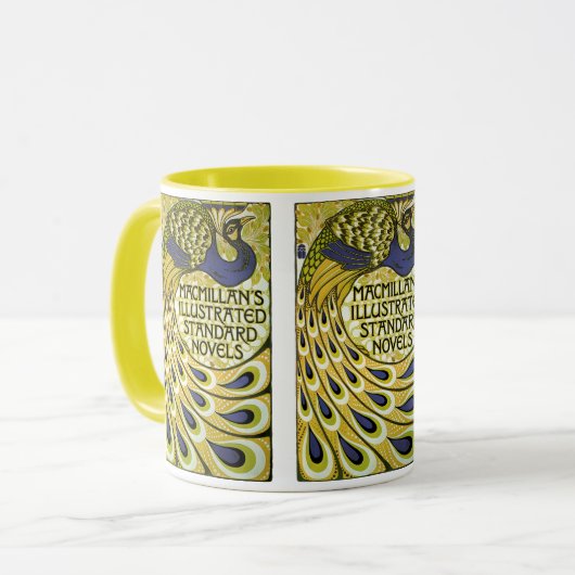  Art Nouveau, Macmillan's Peacock Feather Mok (Voorkant links)