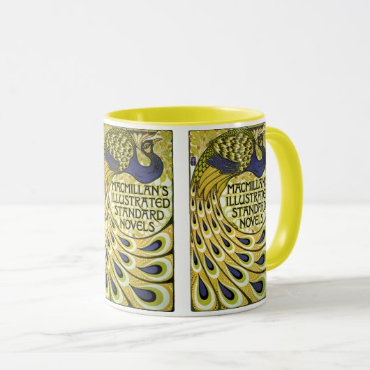  Art Nouveau, Macmillan's Peacock Feather Mok (Voorkant rechts)