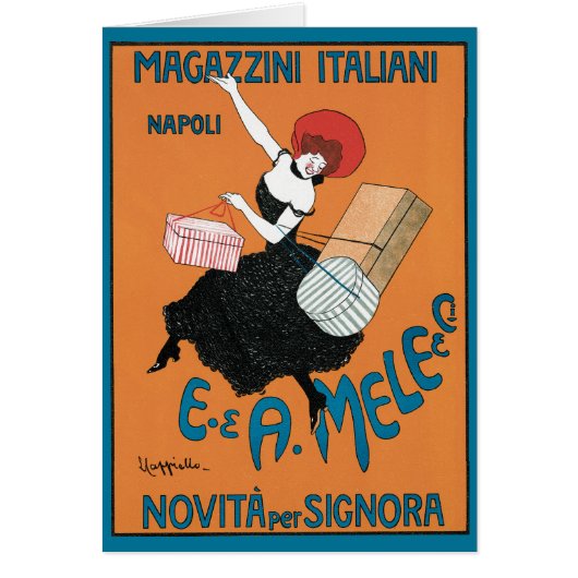 Art Nouveau Magazzini Italiani van Capiello (Voorkant)