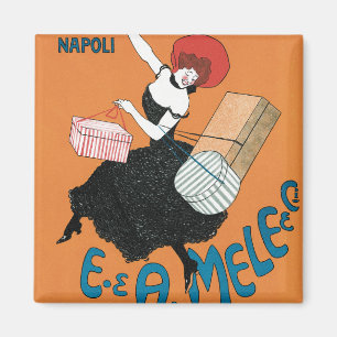 Art Nouveau Magazzini Italiani van Capiello Magneet