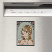 Art nouveau magneet (Insitu (Vaatwasser))