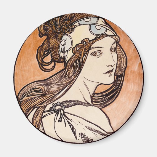Art Nouveau Magneet (Voorkant)