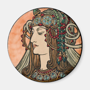 Art Nouveau Magneet