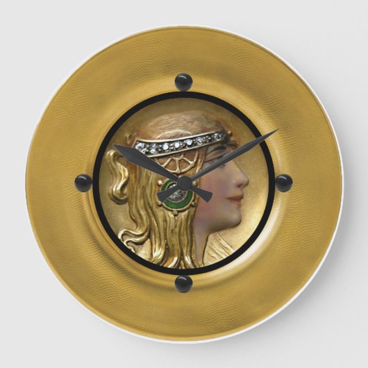 Art Nouveau Medallion Grote Klok (Voorkant)