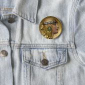 Art Nouveau Medallion Ronde Button 5,7 Cm (In situ)
