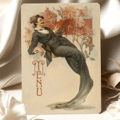 Art Nouveau Menu Kaart