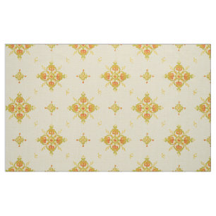 Art Nouveau Mission Style Banden van Tulpen patroo Stof