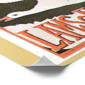  Art nouveau Moeder Goose-advertentie Poster (Hoek)