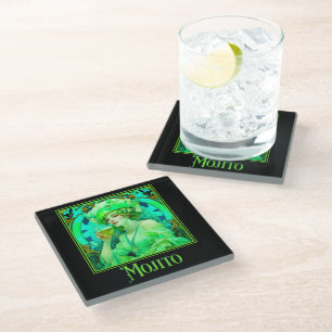 Art Nouveau Mojito Glazen Onderzetter
