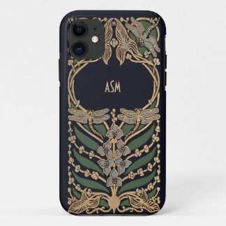  Art Nouveau Monogram iPhone 11 Hoesje