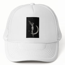 Art Nouveau Moon Meisje