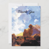  Art Nouveau Morning van Maxfield Parrish Bedankkaart (Voorkant)