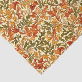Art nouveau Morris herfst herfstkleuren levendig b Tissuepapier (Detail)
