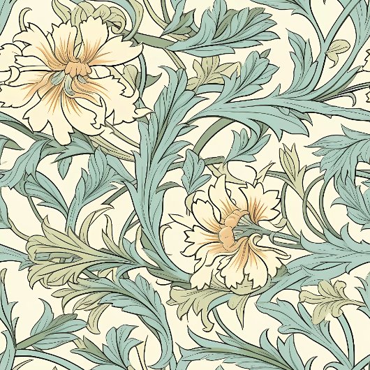 Art Nouveau Morris Style Badhanddoek Bad Handdoek