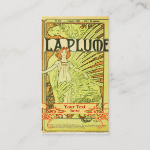 Art Nouveau Mucha - Cartes de visite Art Déco