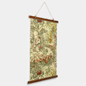  Art Nouveau Mucha Floral Pattern Hangend Wandkleed (Gebogen)