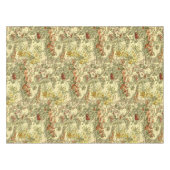  Art Nouveau Mucha Floral Pattern Tafelkleed (Voorkant (Horizontaal))