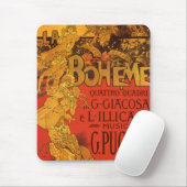 Art Nouveau Music, La Boheme Opera, 1896 Muismat (Met muis)