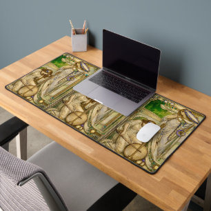 Art Nouveau Muziek Meisjes Vintage Illustratie Bureaumat