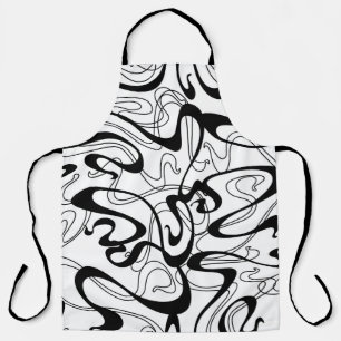 Art Nouveau naadloos patroon. De textuur van de kr Schort