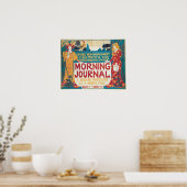 Art Nouveau - nieuwe krant Poster (Keuken)