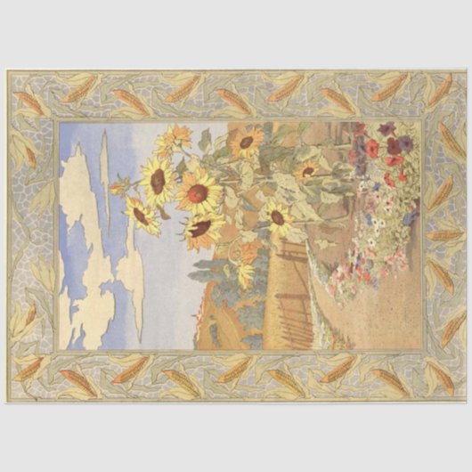  art nouveau oekraïne tissuepapier (Voorkant)