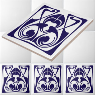 Art Nouveau Ornament Frieze Tegeltje