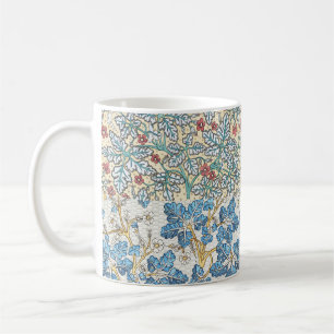 Art Nouveau Oud Wild Geranium Bloempatroon Koffiemok