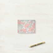 Art Nouveau Oude Kunst Papavers Bloemig Post-it® Notes (Op bureau)