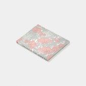 Art Nouveau Oude Kunst Papavers Bloemig Post-it® Notes (Schuin)