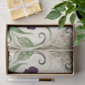 Art Nouveau Paarse Iris Tissuepapier (Geschenk)