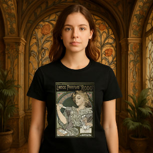 Art Nouveau-parfumadvertentie van Alphonse Mucha T-shirt