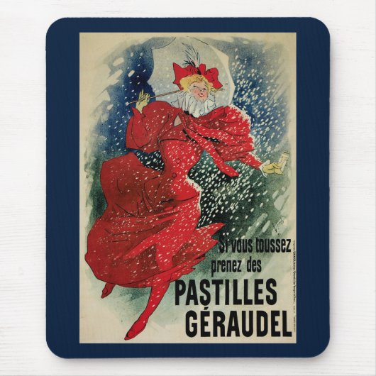 Art Nouveau Pastilles Geraudel Cough druppels Muismat (Voorkant)