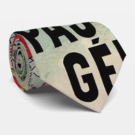 Art Nouveau Pastilles Geraudel Cough druppels Stropdas (Opgerold)