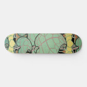 Art Nouveau patroon #10 Skateboard (Horizontaal)
